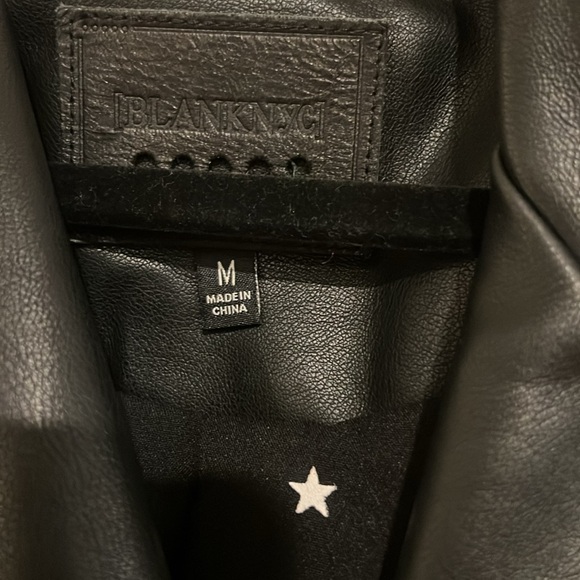 Blank NYC • For The Night Vegan Leather Jacket in Black - Picture 4 of 4